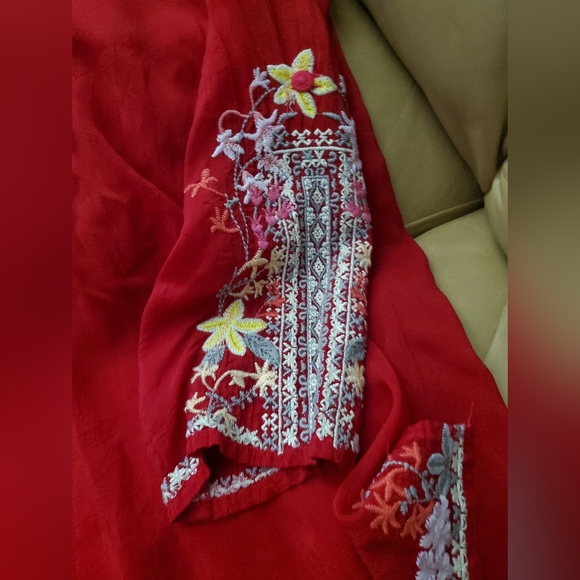 SOLD!!! Johnny Was Liliana Tunic Small S $275 - Picture 6 of 8